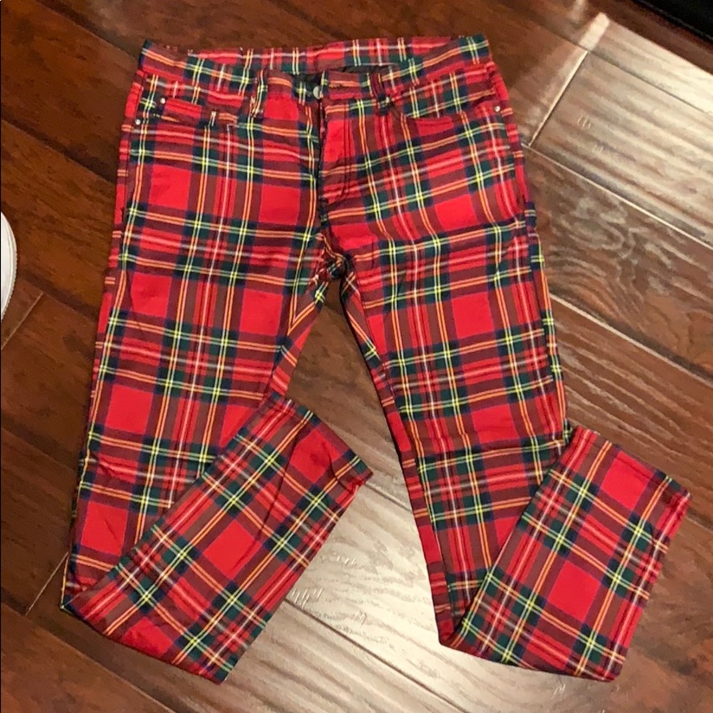 Mnml plaid pants size 34 🔥🔥